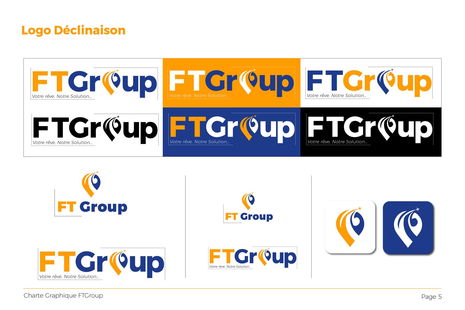 Charte graphique FTGroup, planche 2