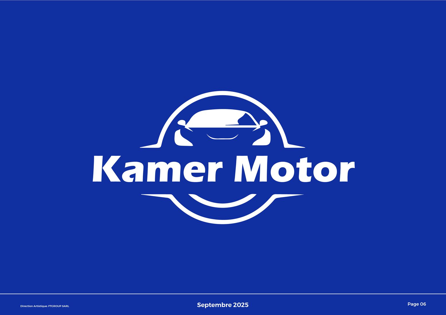 Charte graphique Kamer Motor, planche 1