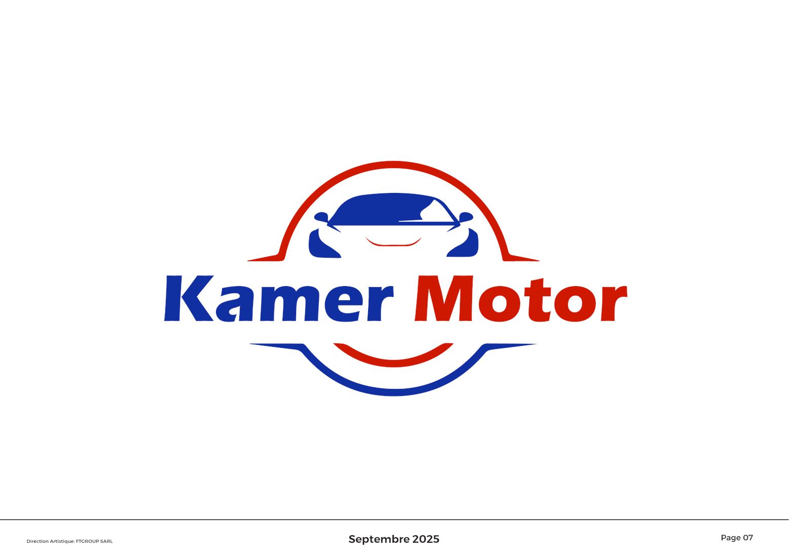 Charte graphique Kamer Motor, planche 2